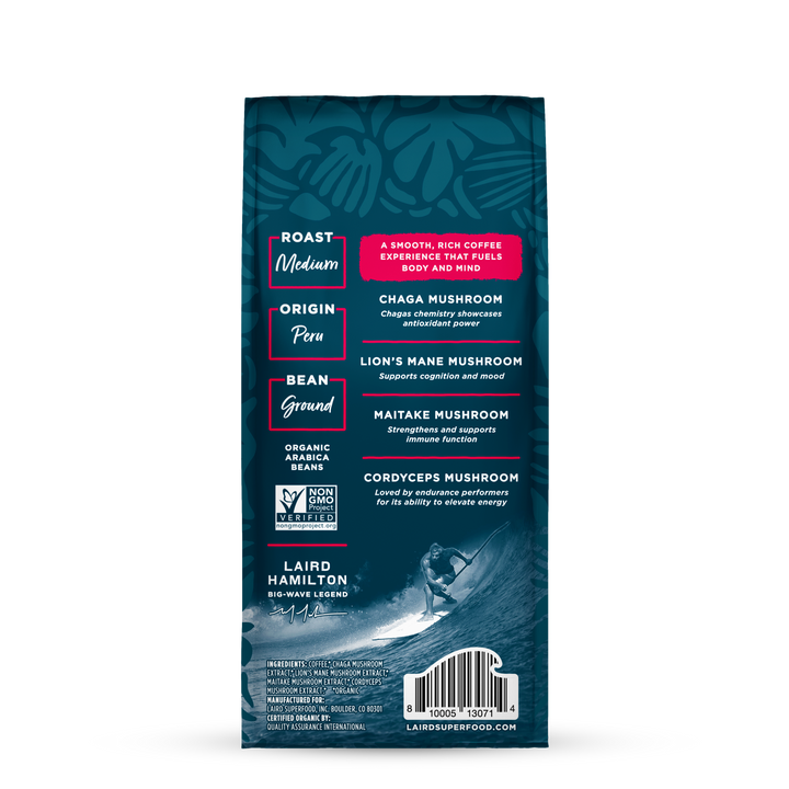Bag of specialty roast coffee from Origin Unknown with notes of Rich Flavors