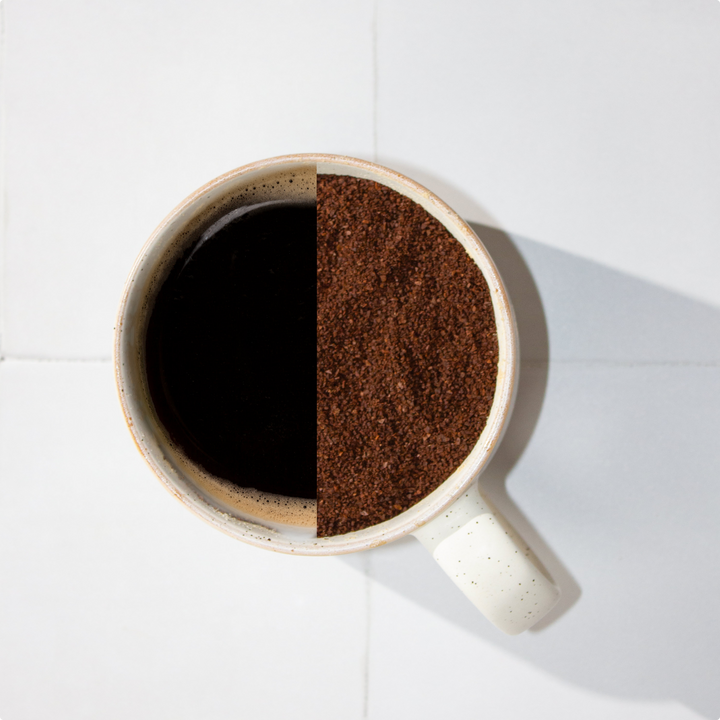 Bag of specialty roast coffee from Origin Unknown with notes of Rich Flavors