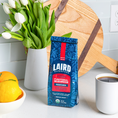 Laird PERFORM Peru Medium Roast Mushroom Coffee — Bag of specialty roast coffee from Origin Unknown with notes of Rich Flavors — image 6