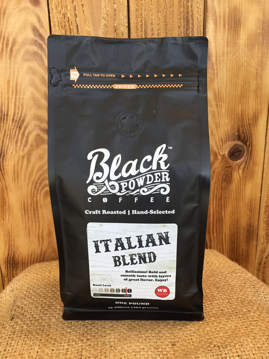 Bag of specialty roast coffee from Blend with notes of Rich Flavors