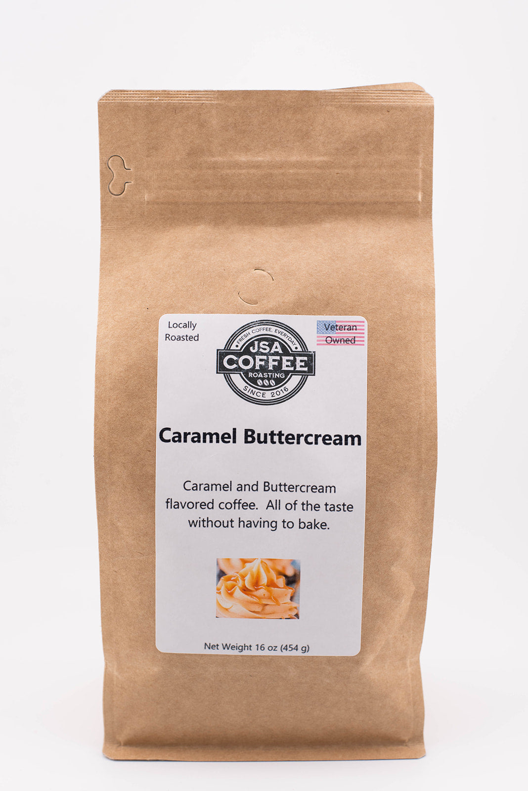 Bag of specialty roast coffee from Origin Unknown with notes of Rich Flavors
