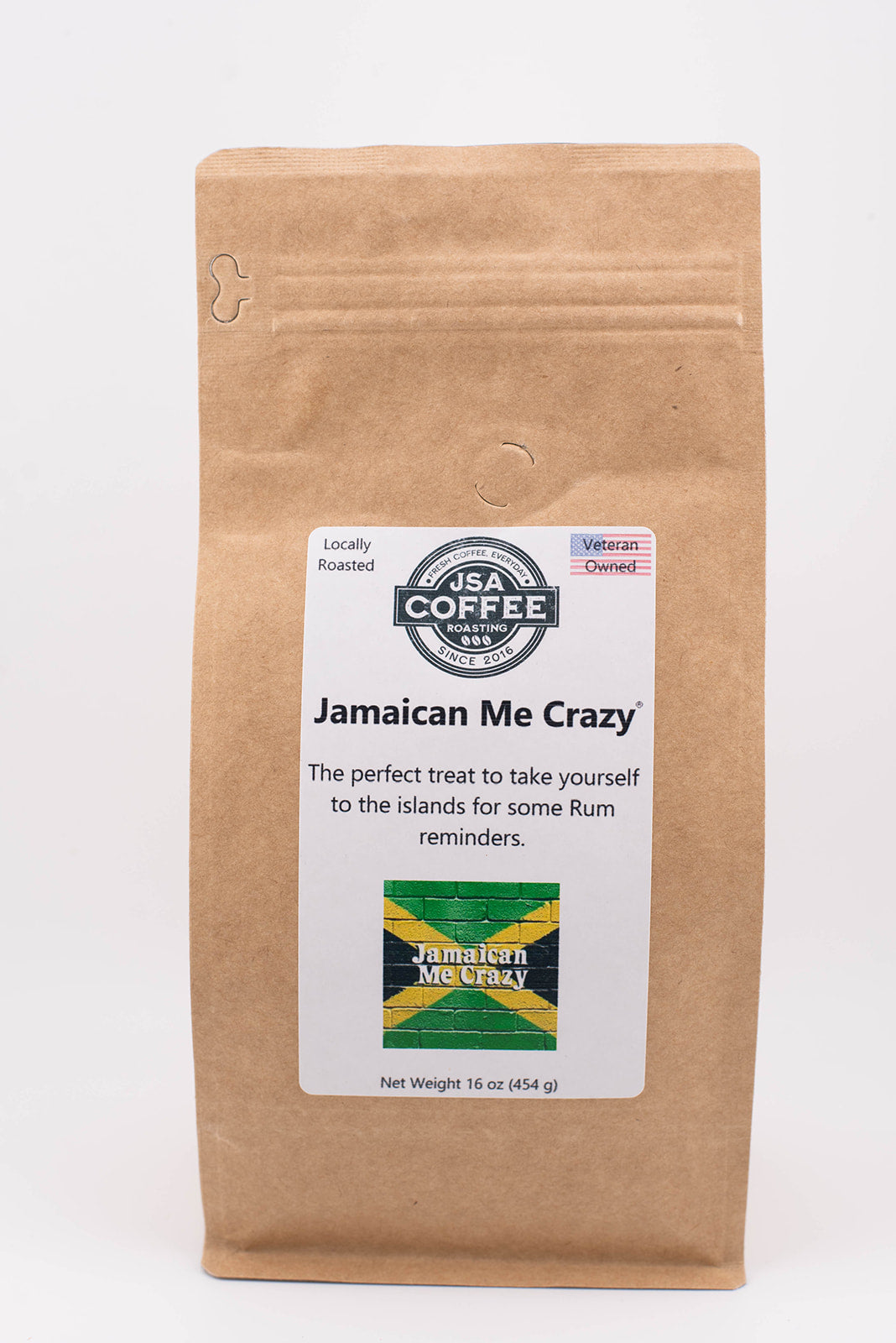 Bag of specialty roast coffee from Origin Unknown with notes of Chocolate