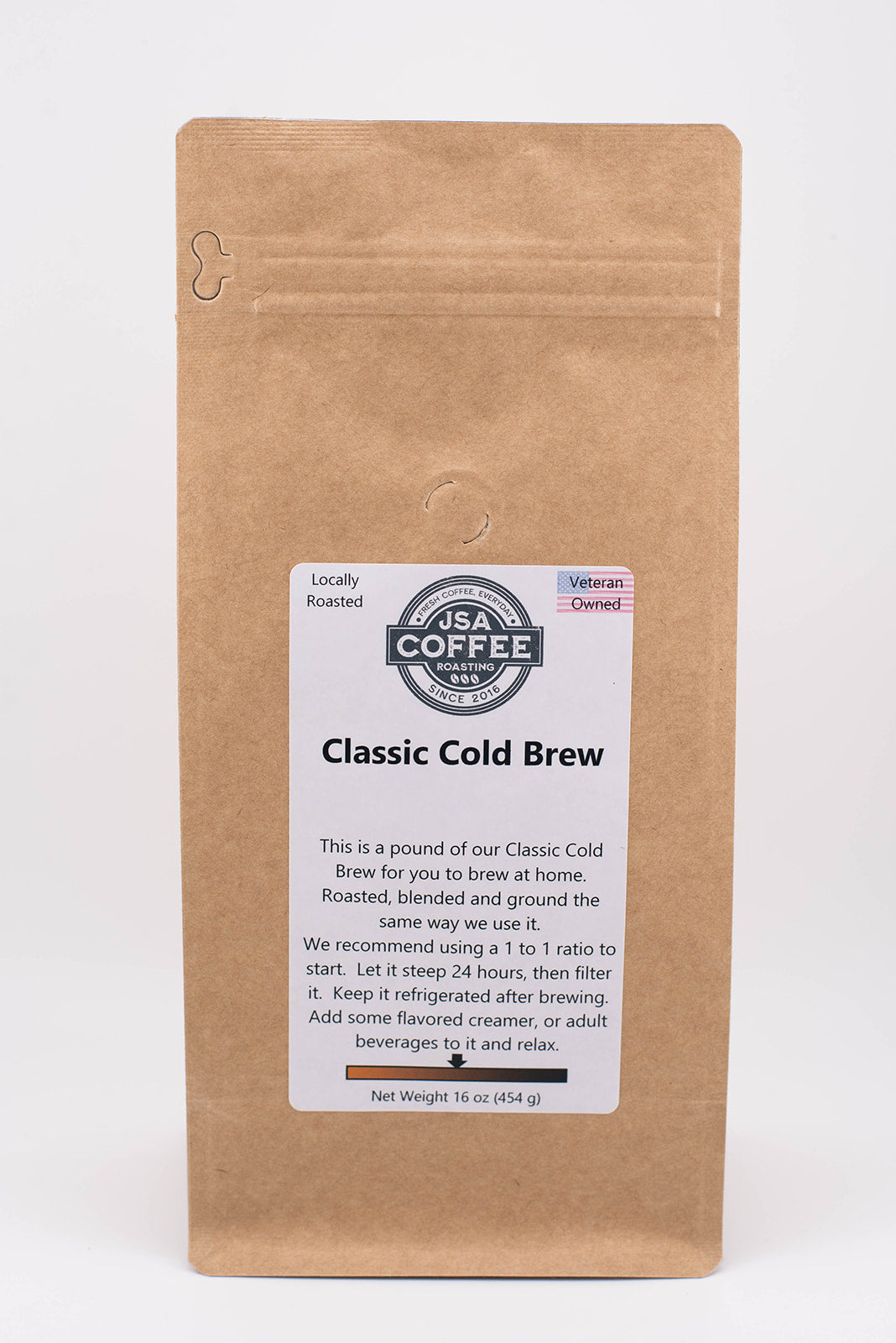 Bag of specialty roast coffee from Blend with notes of Rich Flavors
