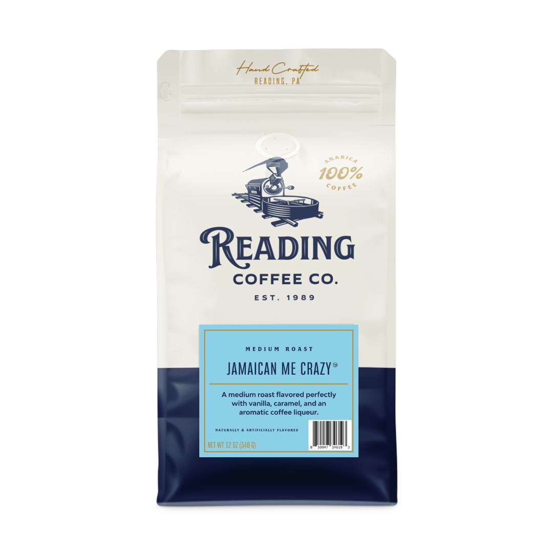 Bag of medium roast coffee from Origin Unknown with notes of Rich Flavors