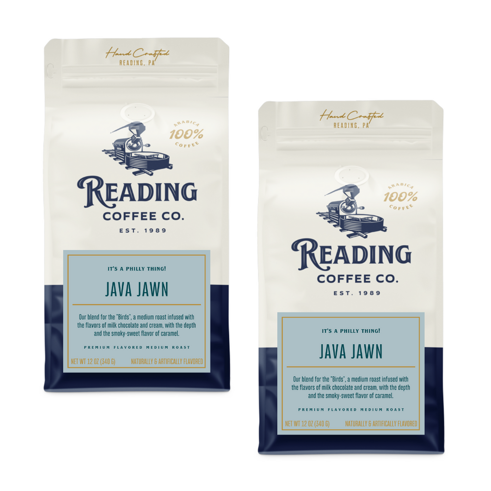 Bag of medium roast coffee from Blend with notes of Chocolate