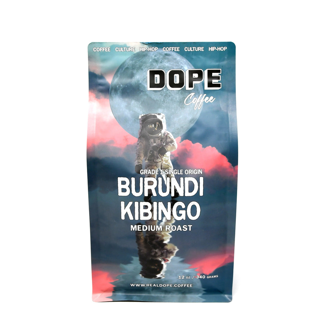Bag of medium roast coffee from Origin Unknown with notes of Floral