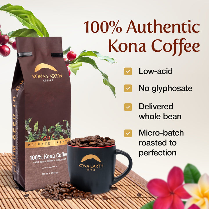 100% Kona Classic Coffee (8oz, 1lb, 5lb)