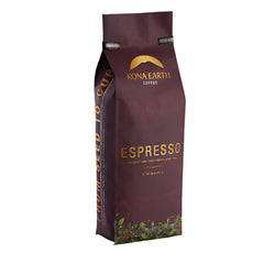 Kona Earth Espresso Roast one-pound whole-bean coffee bag