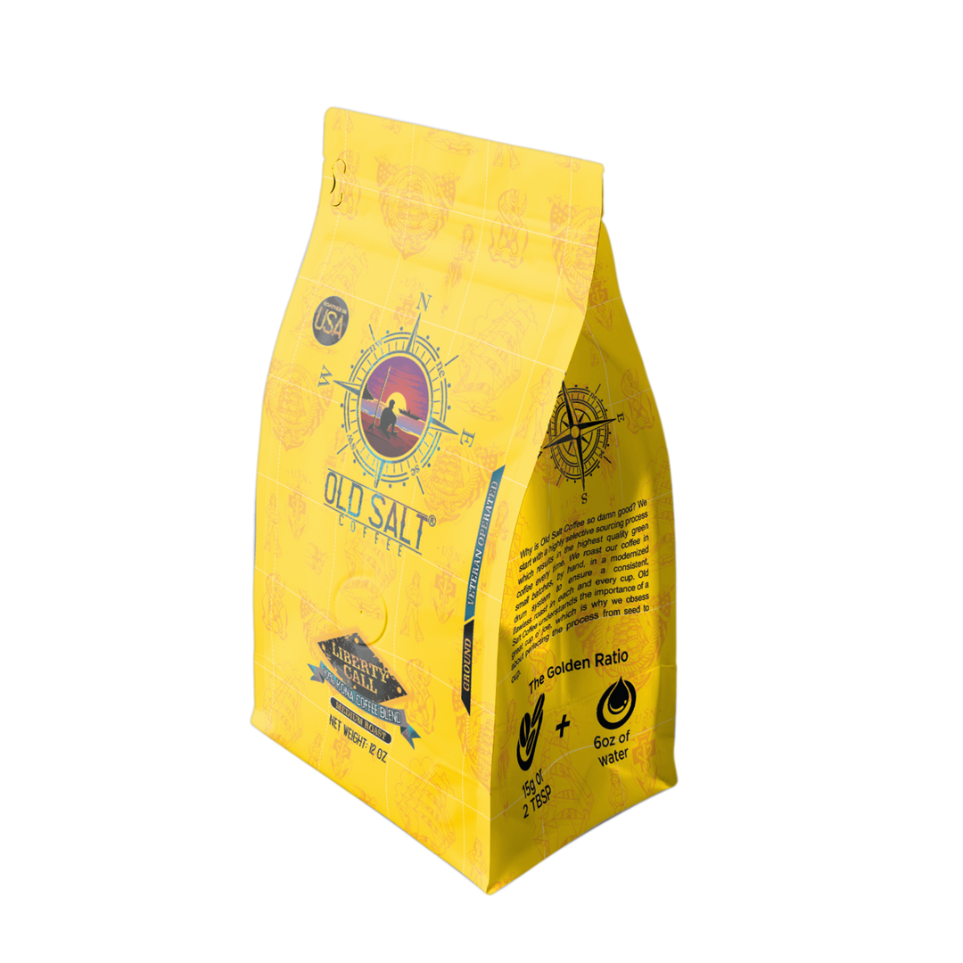 Bag of specialty roast coffee from Origin Unknown with notes of Chocolate