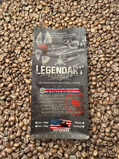 Legendary Aviation Tarrazú Mustang Costa Rica Coffee — Bag of specialty roast coffee from Origin Unknown with notes of Rich Flavors — image 1