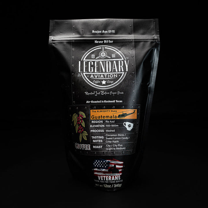 Bag of specialty roast coffee from Origin Unknown with notes of Rich Flavors