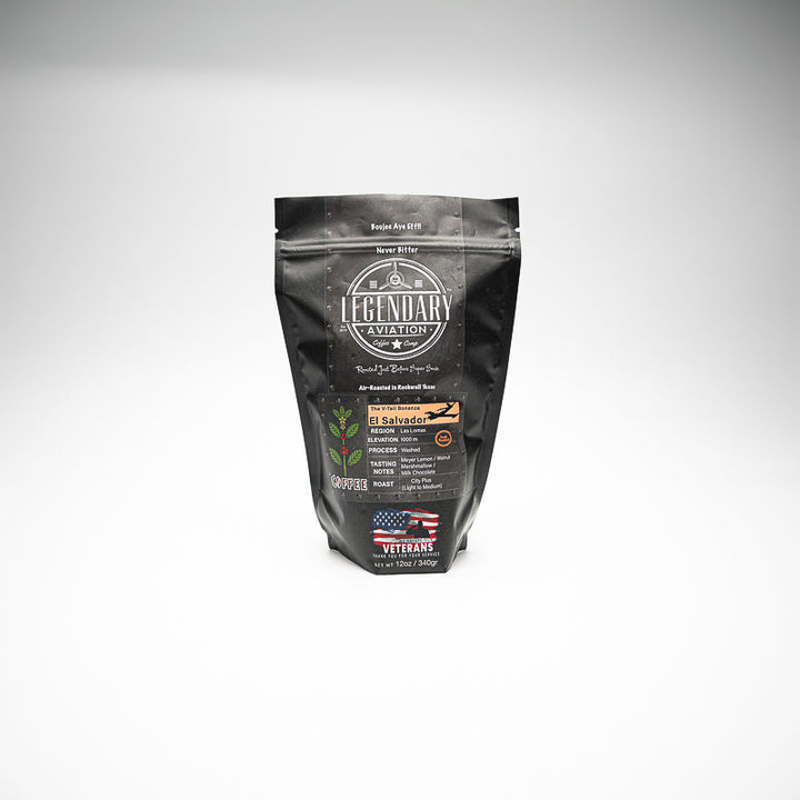Bag of specialty roast coffee from Origin Unknown with notes of Rich Flavors