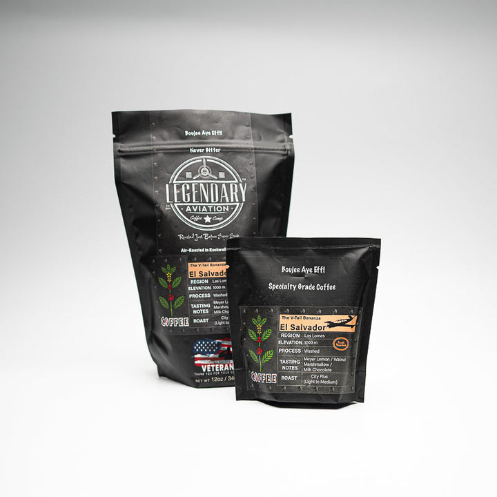 Bag of specialty roast coffee from Origin Unknown with notes of Rich Flavors