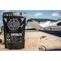 Legendary Aviation V-Tail Bonanza El Salvador Coffee — Bag of specialty roast coffee from Origin Unknown with notes of Rich Flavors — image 10