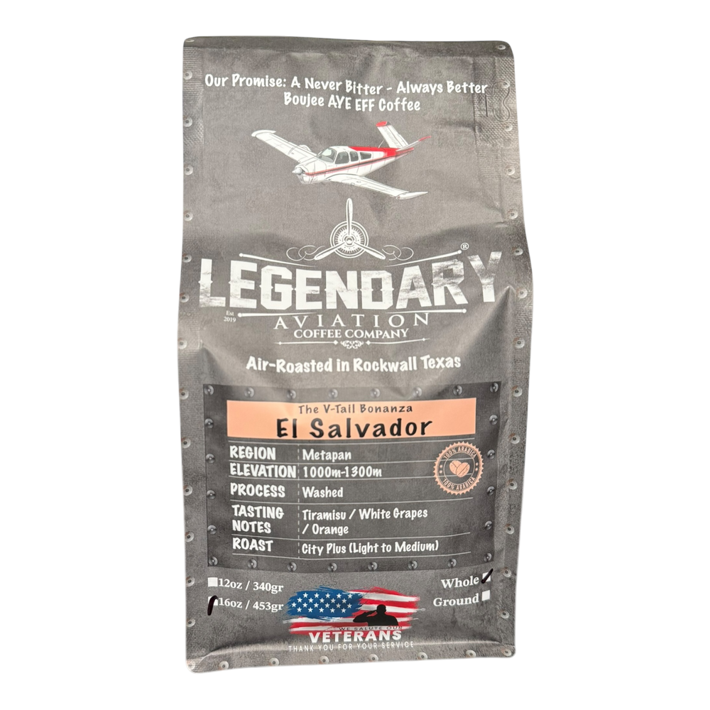 Bag of specialty roast coffee from Origin Unknown with notes of Rich Flavors