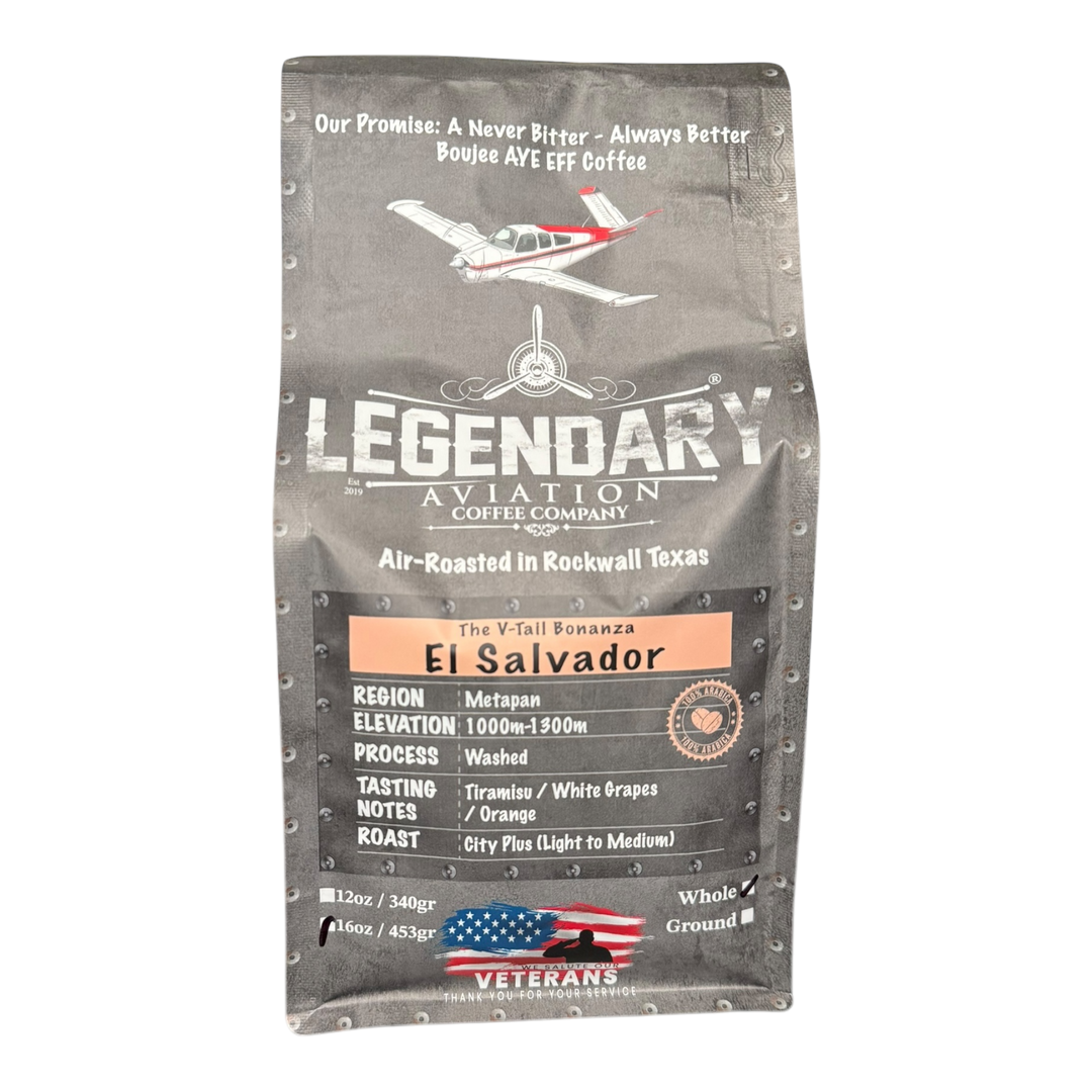 Bag of specialty roast coffee from Origin Unknown with notes of Rich Flavors