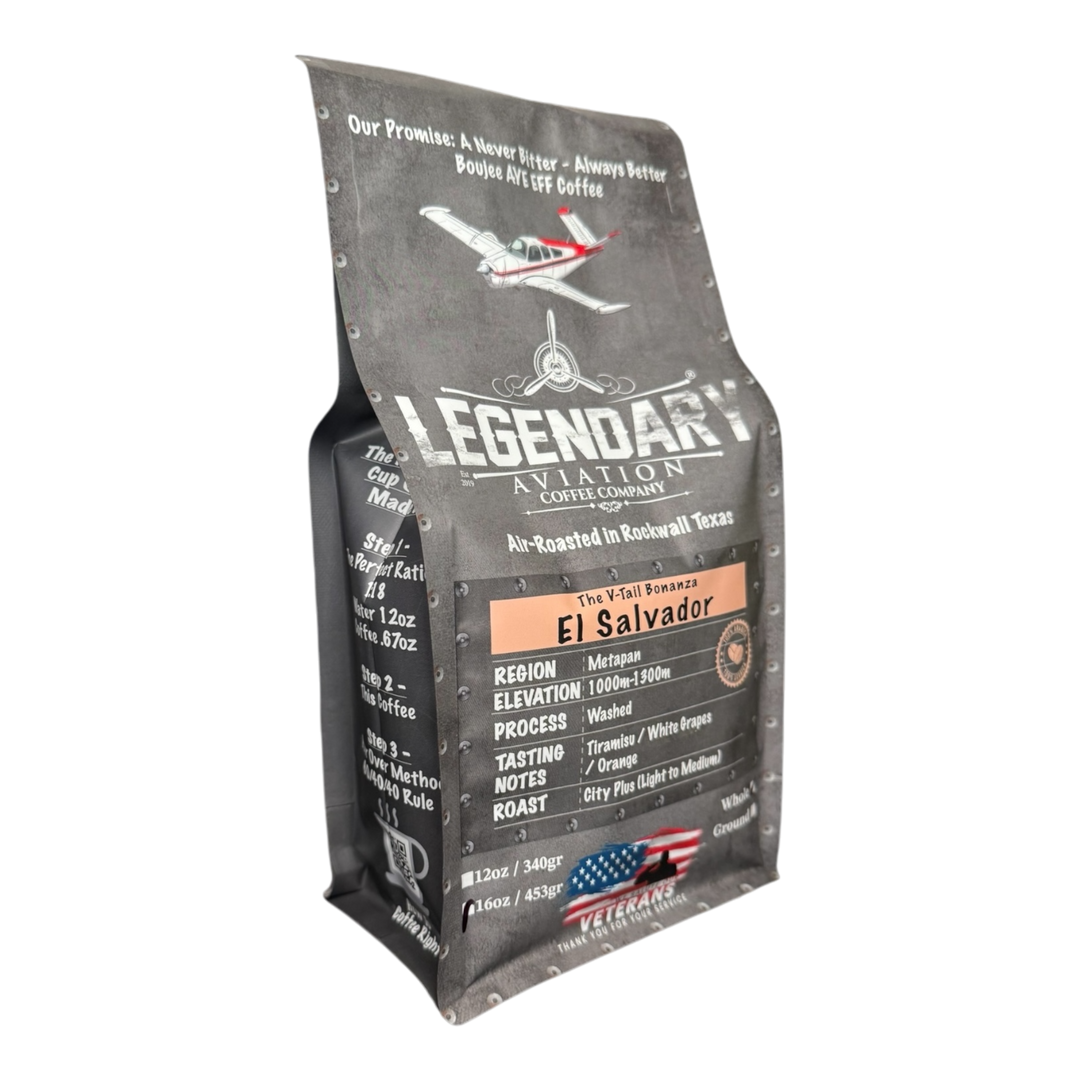 Bag of specialty roast coffee from Origin Unknown with notes of Rich Flavors