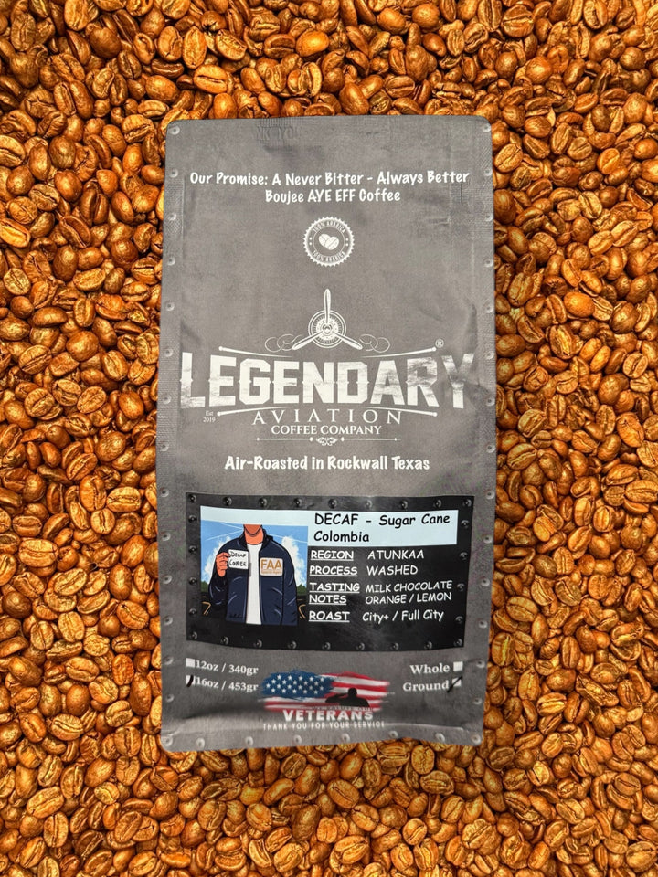 Bag of specialty roast coffee from Origin Unknown with notes of Rich Flavors