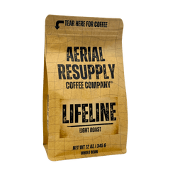 Aerial Resupply Lifeline light-roast coffee bag