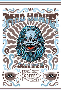 Mad Yowie Cold Brew Coffee flavor profile graphic