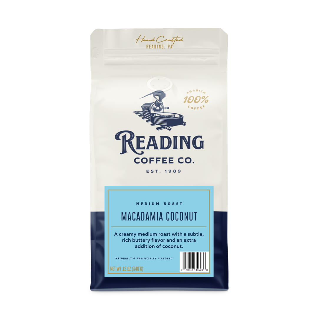 Bag of specialty roast coffee from Origin Unknown with notes of Rich Flavors