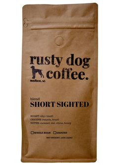 Rusty Dog Short Sighted City+ Coffee Blend — front package, image 1