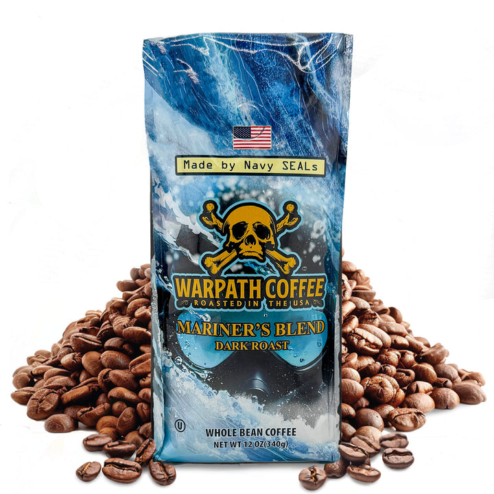 Bag of dark roast coffee from Blend with notes of Rich Flavors