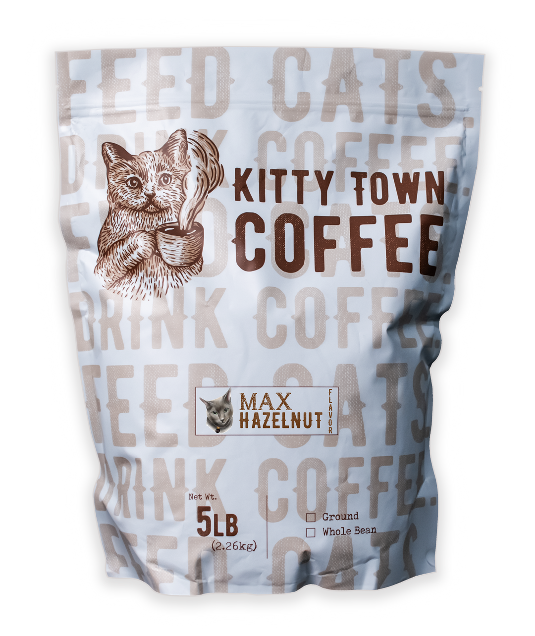 Bag of specialty roast coffee from Origin Unknown with notes of Rich Flavors