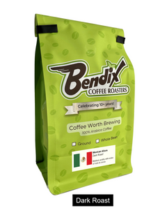 Bendix Fair Trade Organic Mexico dark-roast coffee bag