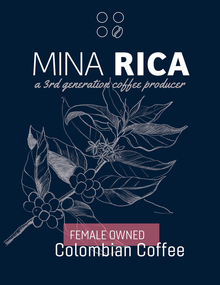 Mina Rica (DECAF) - Colombia - Direct Trade Specialty Grade Coffee - American Medium Roast