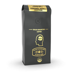 Angled Mastermind Infinity Blend ground-coffee bag