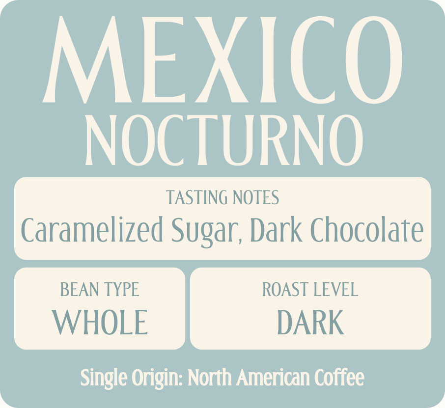 Bag of dark roast coffee from Origin Unknown with notes of Rich Flavors