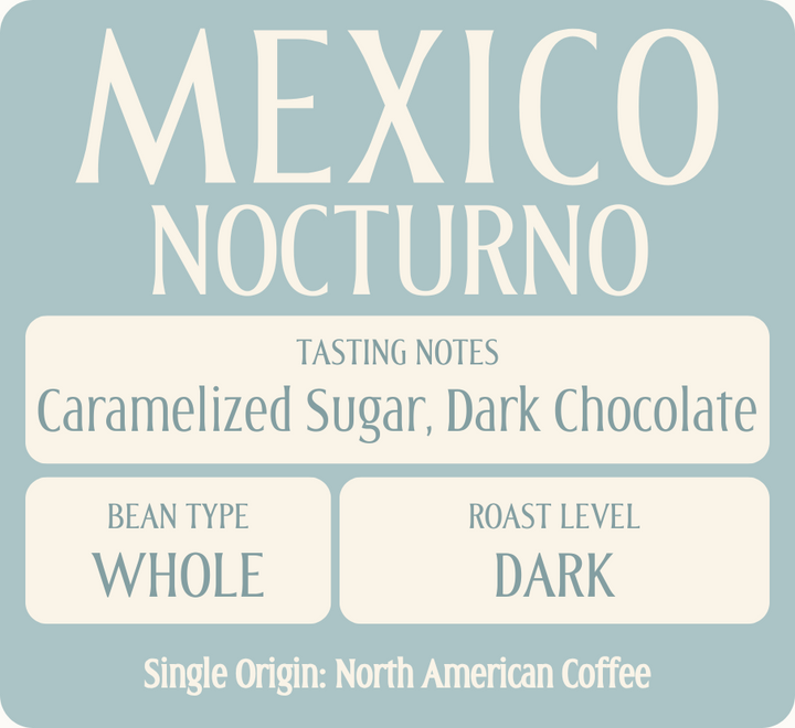 Bag of dark roast coffee from Origin Unknown with notes of Rich Flavors