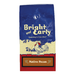 Bright and Early Native Pecan Flavored Coffee — front coffee package