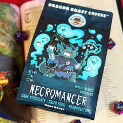 Dragon Roast Necromancer Sumatra Dark Roast — Bag of specialty roast coffee from Origin Unknown with notes of Rich Flavors — image 2