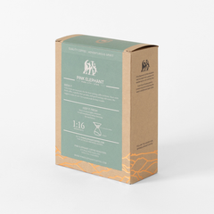 Angled rear view of the Pink Elephant Nomad package