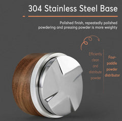 IKAPE espresso tamping and distribution accessory detail
