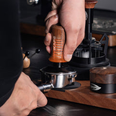 IKAPE espresso tamping and distribution accessory detail