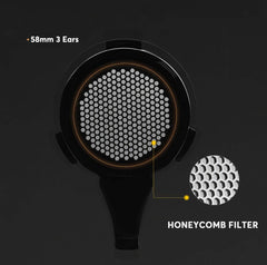 High-extraction Italian-style bottomed portafilter handle