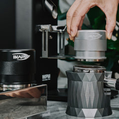 IKAPE espresso tamping and distribution accessory detail