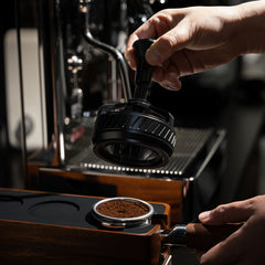 IKAPE espresso tamping and distribution accessory detail