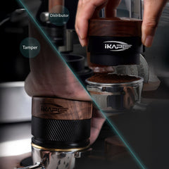 IKAPE espresso tamping and distribution accessory detail