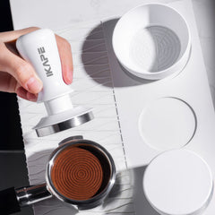 IKAPE espresso tamping and distribution accessory detail