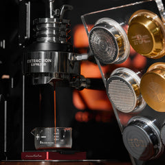 Multi-function coffee tamping station detail