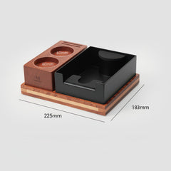 Multi-function coffee tamping station detail