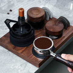 IKAPE espresso tamping and distribution accessory detail