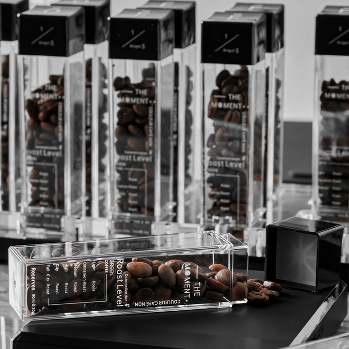 Premium Tubes Coffee Bean Cellars With Stand