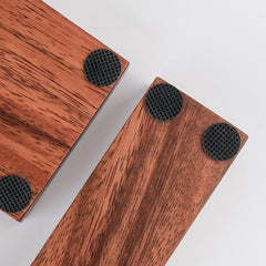 Lab-style coffee bean storage rack detail