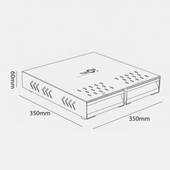 Barista double knock box drawer product detail