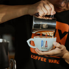 Double Wing Latte Art Pitcher Professional Milk Frothing Cup